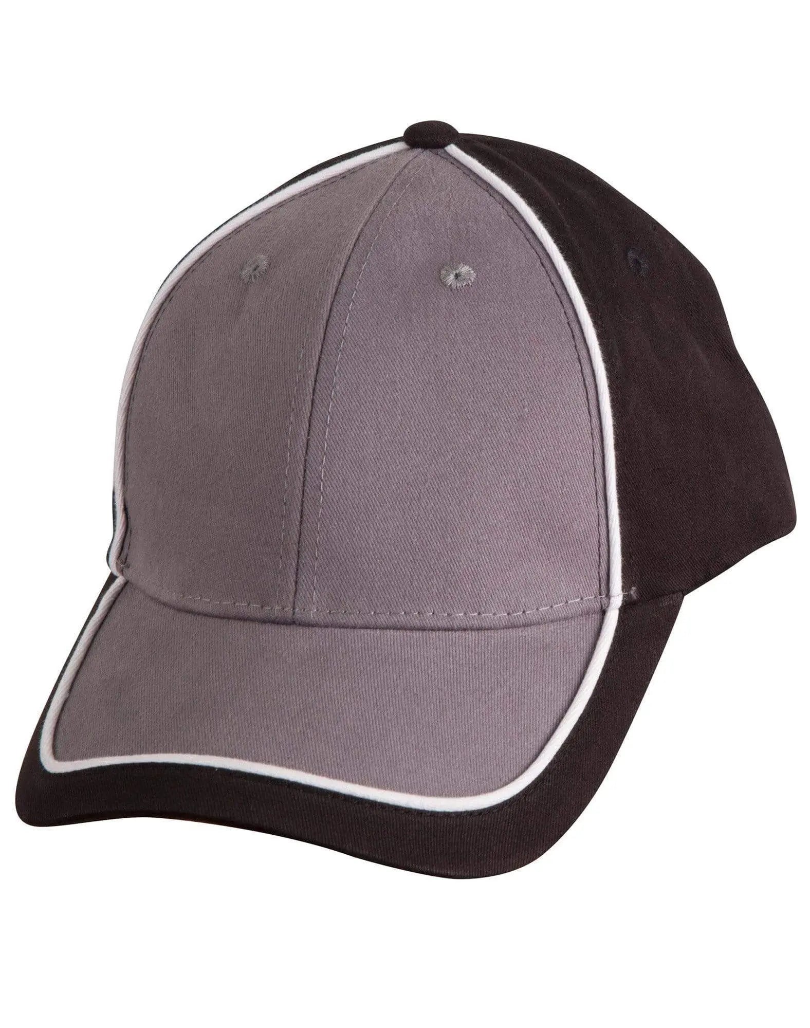 Arena Two Tone Cap Ch78 Active Wear Winning Spirit Black/White/Grey One size